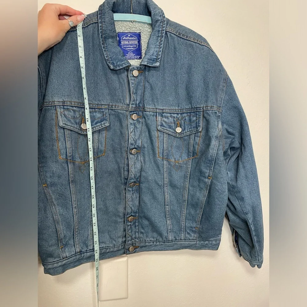 Authentic National Outfitters Vintage Sherpa Denim Jacket